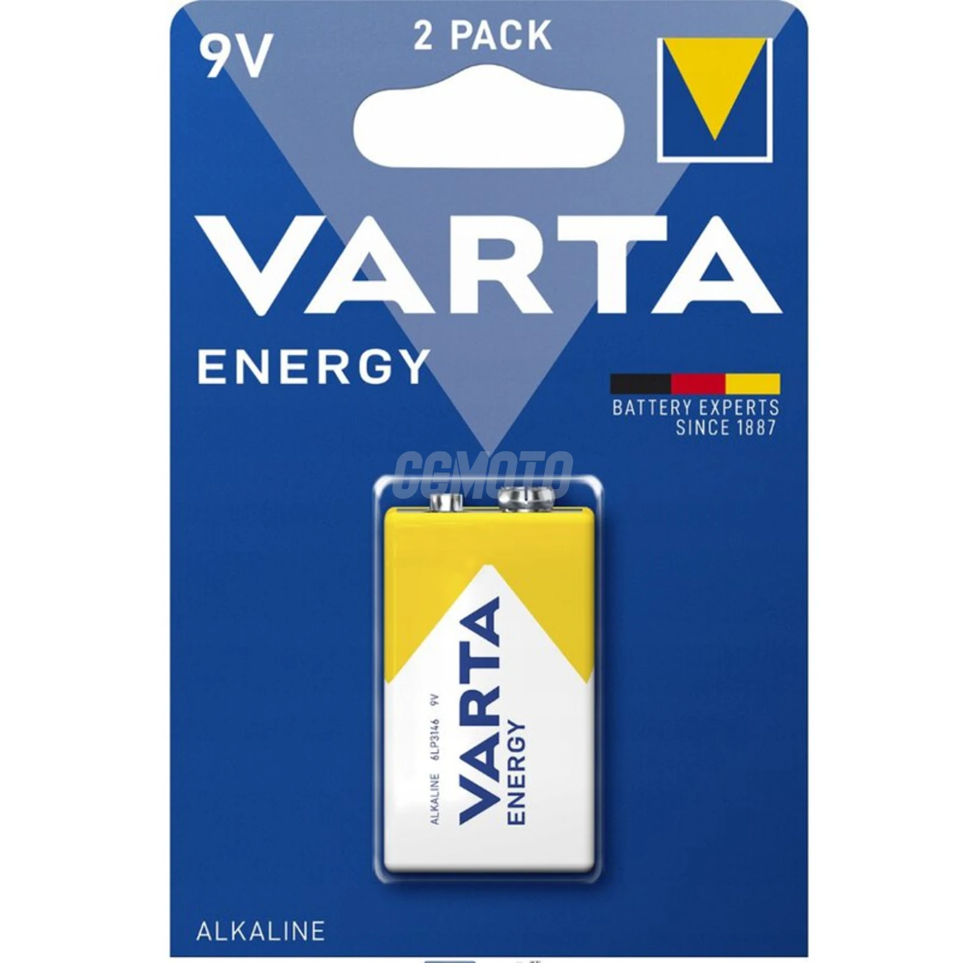 1 pile alcaline 6LR61 9 V Energy 