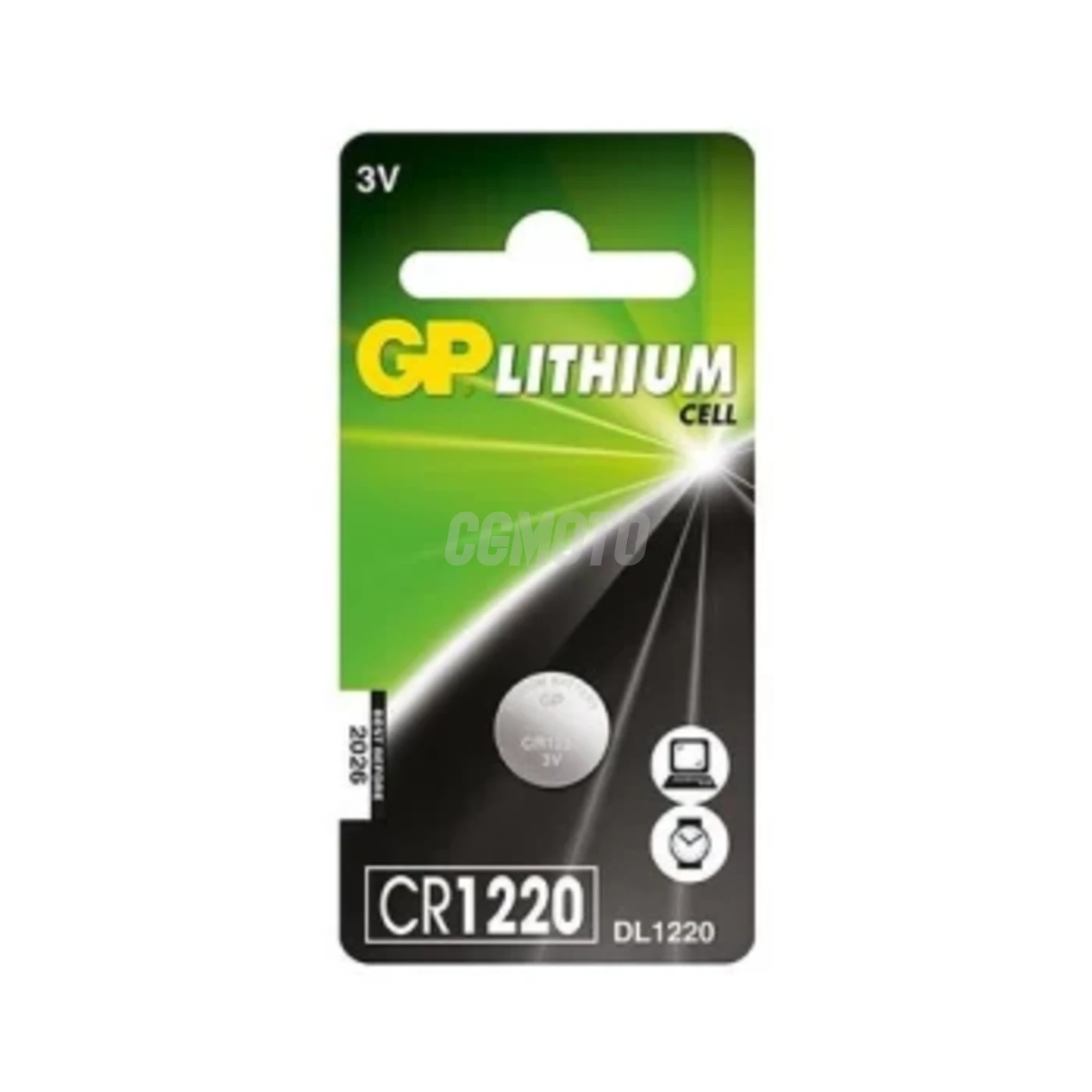 1 pile bouton lithium CR1220 3 V 