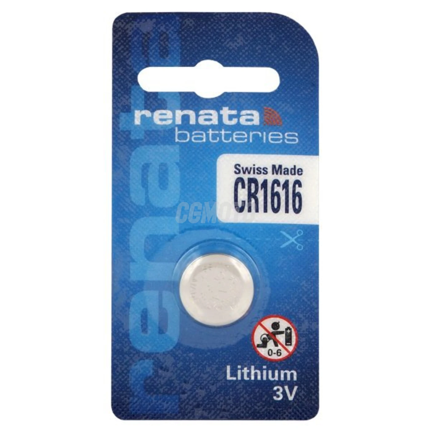 1 pile bouton lithium CR1616 3 V 50 mAh