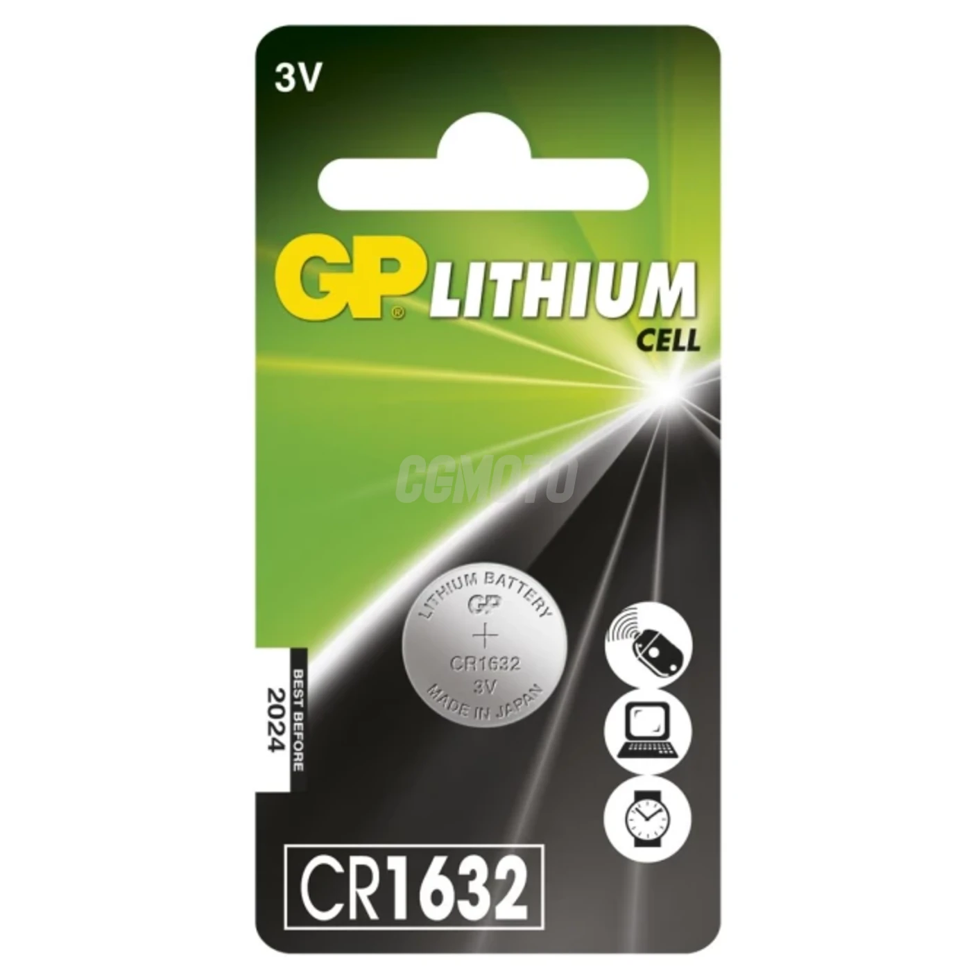 1 pile bouton lithium CR1632 3 V 1 pile bouton lithium CR1632 3 V