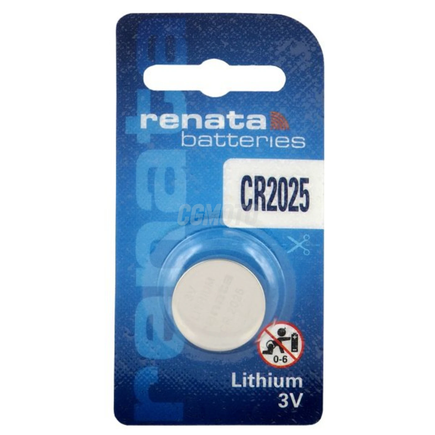 1 pile bouton lithium CR2025 3 V 180 mAh