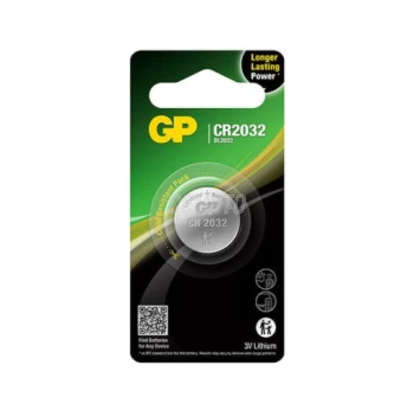 1 pile bouton lithium CR2032 3 V 