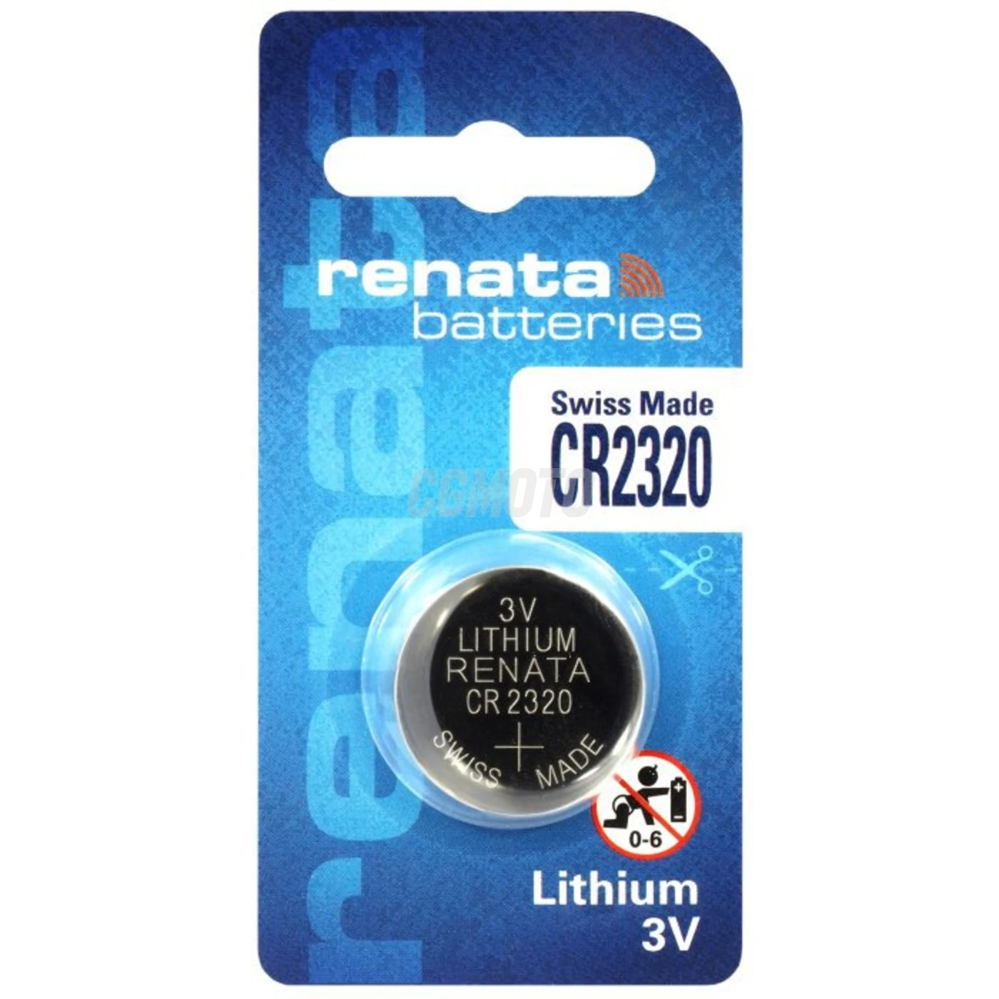 1 pile bouton lithium CR2320 3 V 150 mAh