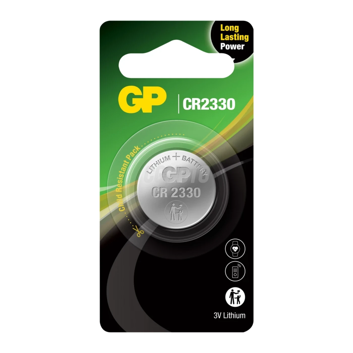 1 pile bouton lithium CR2330 3 V 