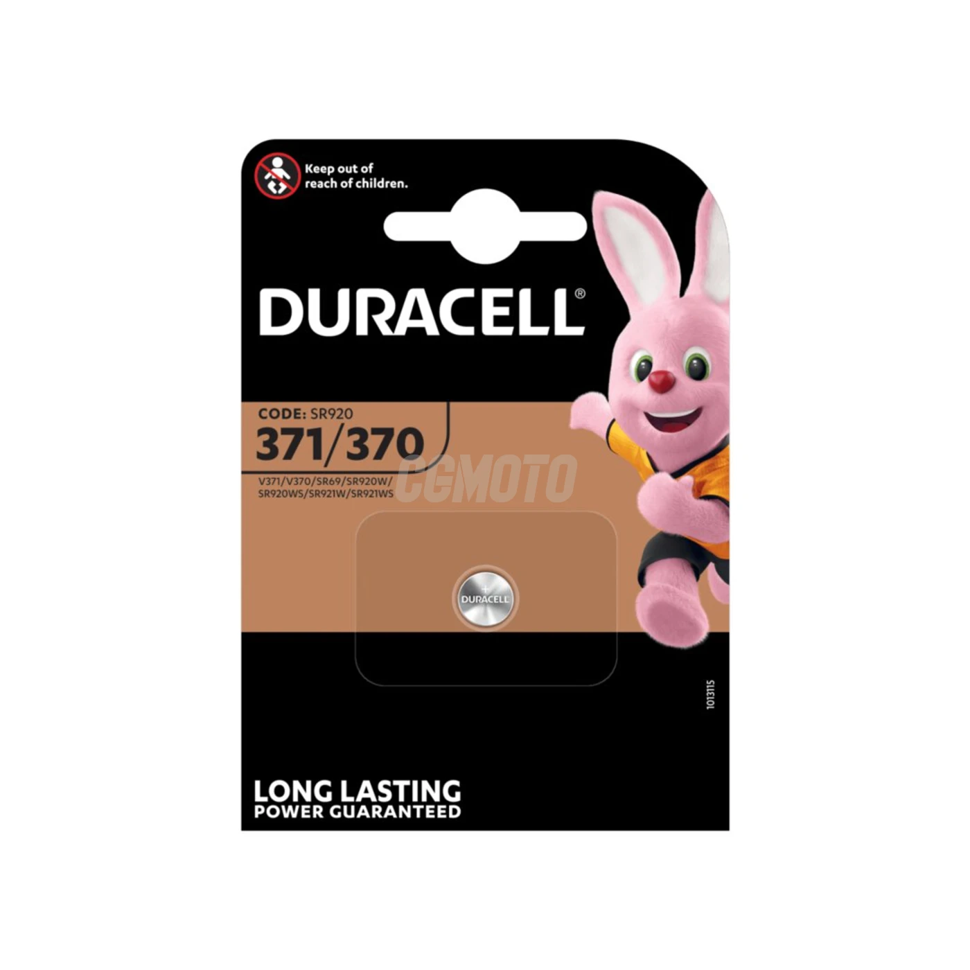 1 pile bouton oxyde d'argent SR920W 1,5 V 