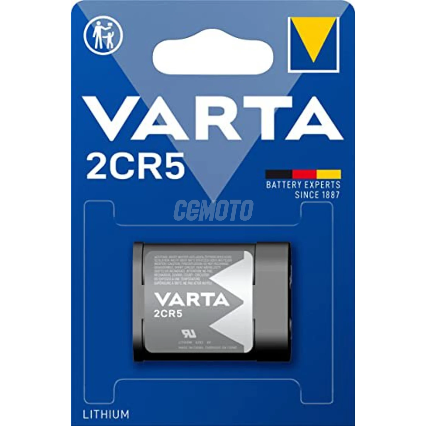 1 pile lithium 2CR5 6 V 