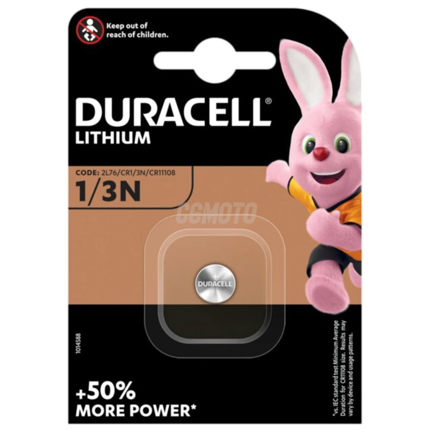 1 pile lithium CR1/3 3 V 