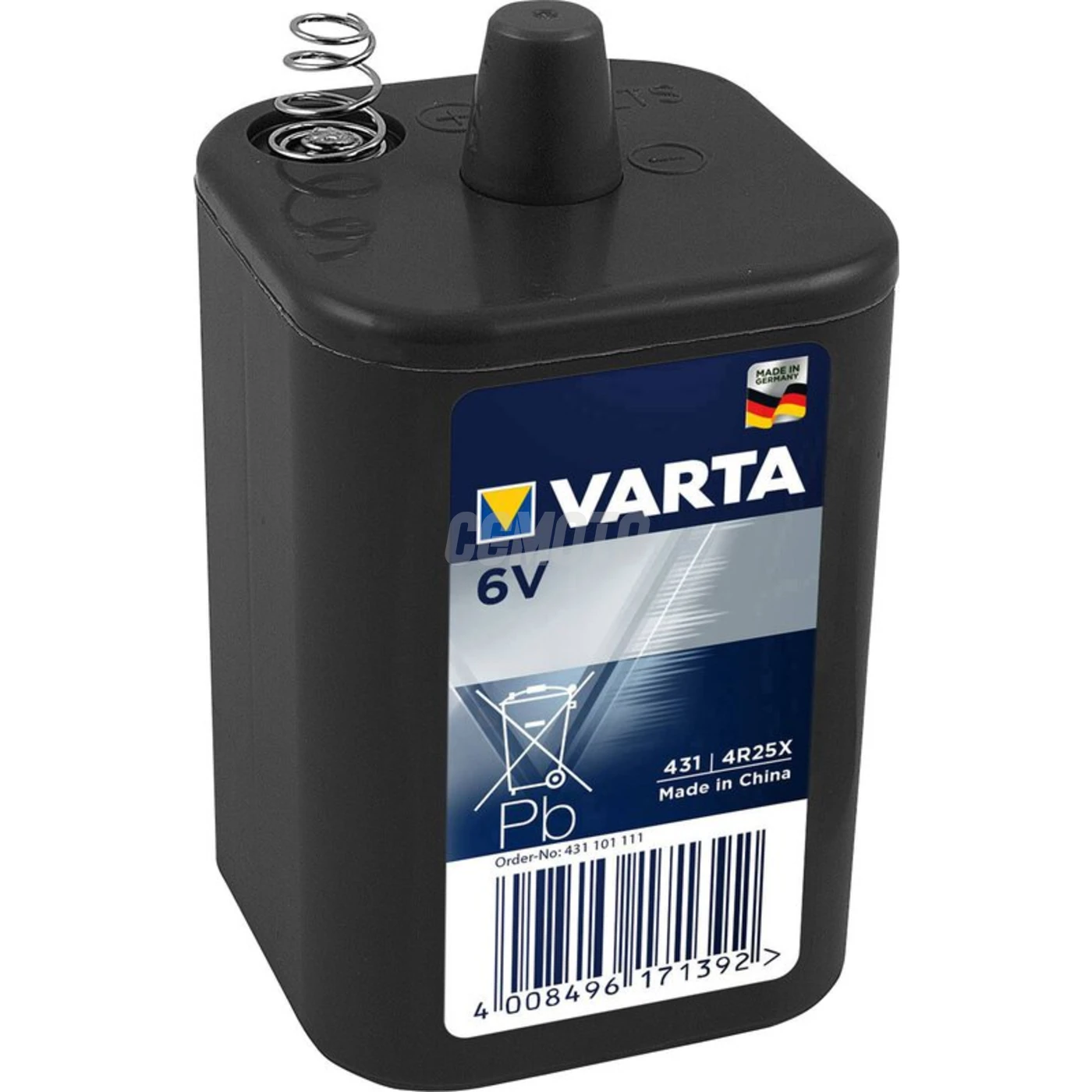 1 pile zinc-carbone 4R25X 6 V 8500 mAh