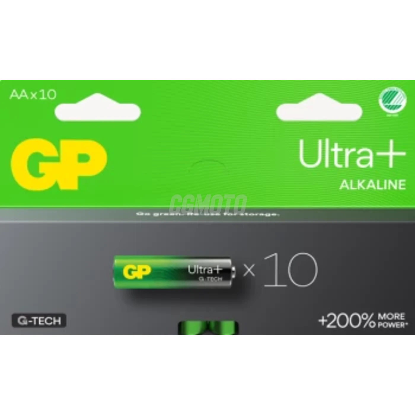 10 piles alcalines AA 1,5 V Ultra Plus 