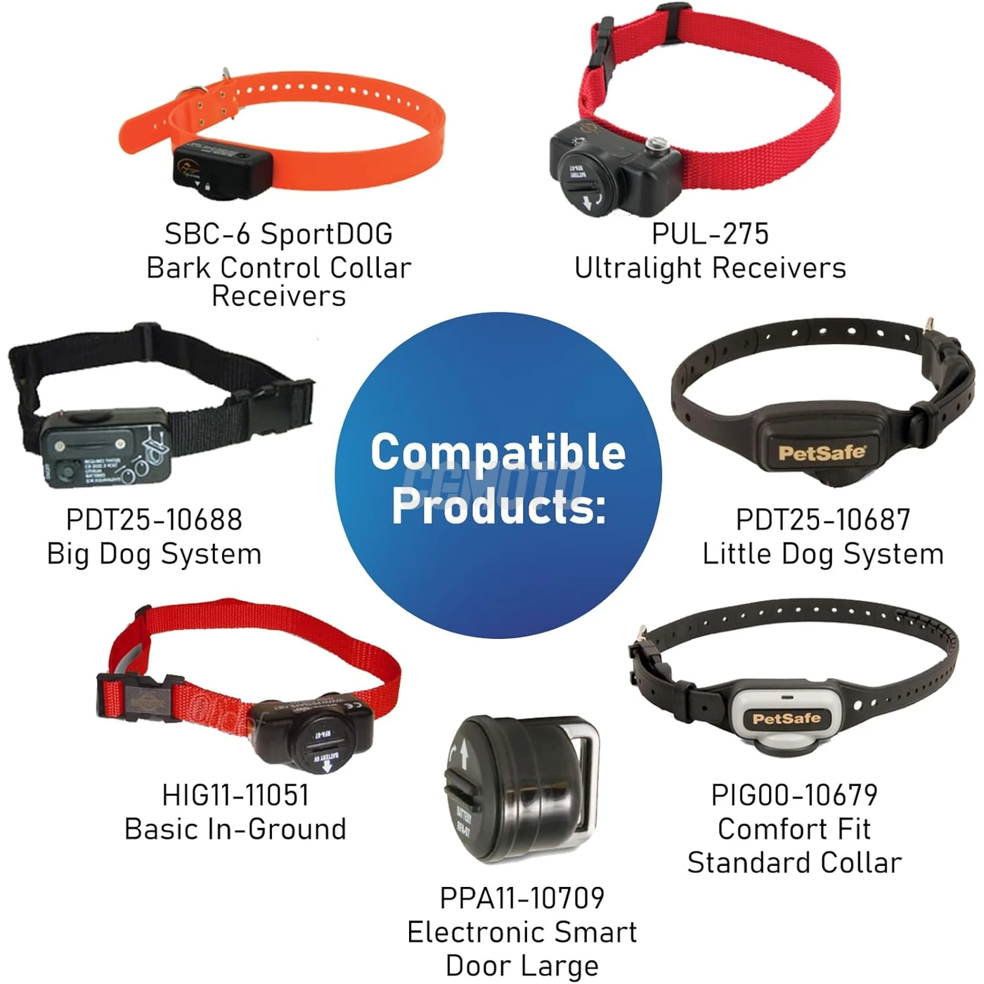 10 piles pour collier anti-aboiement RFA-67 6 V 