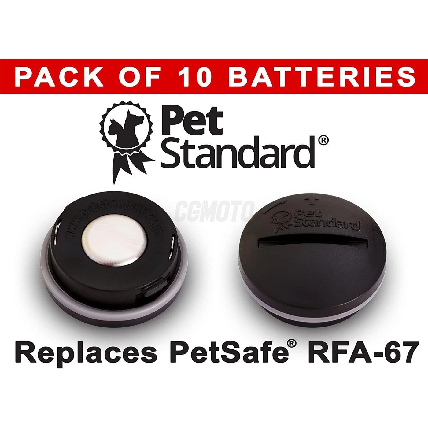 10 piles pour collier anti-aboiement RFA-67 6 V 