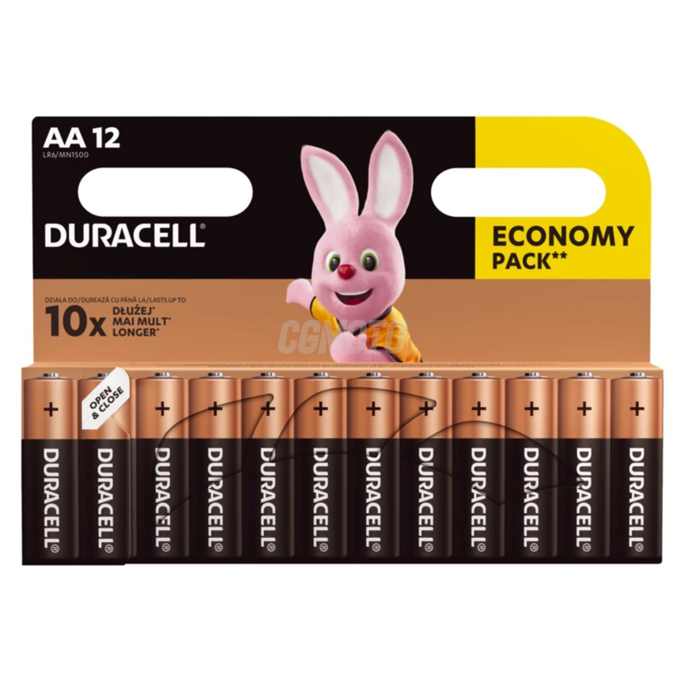 12 piles alcalines AA 1,5 V Basic 