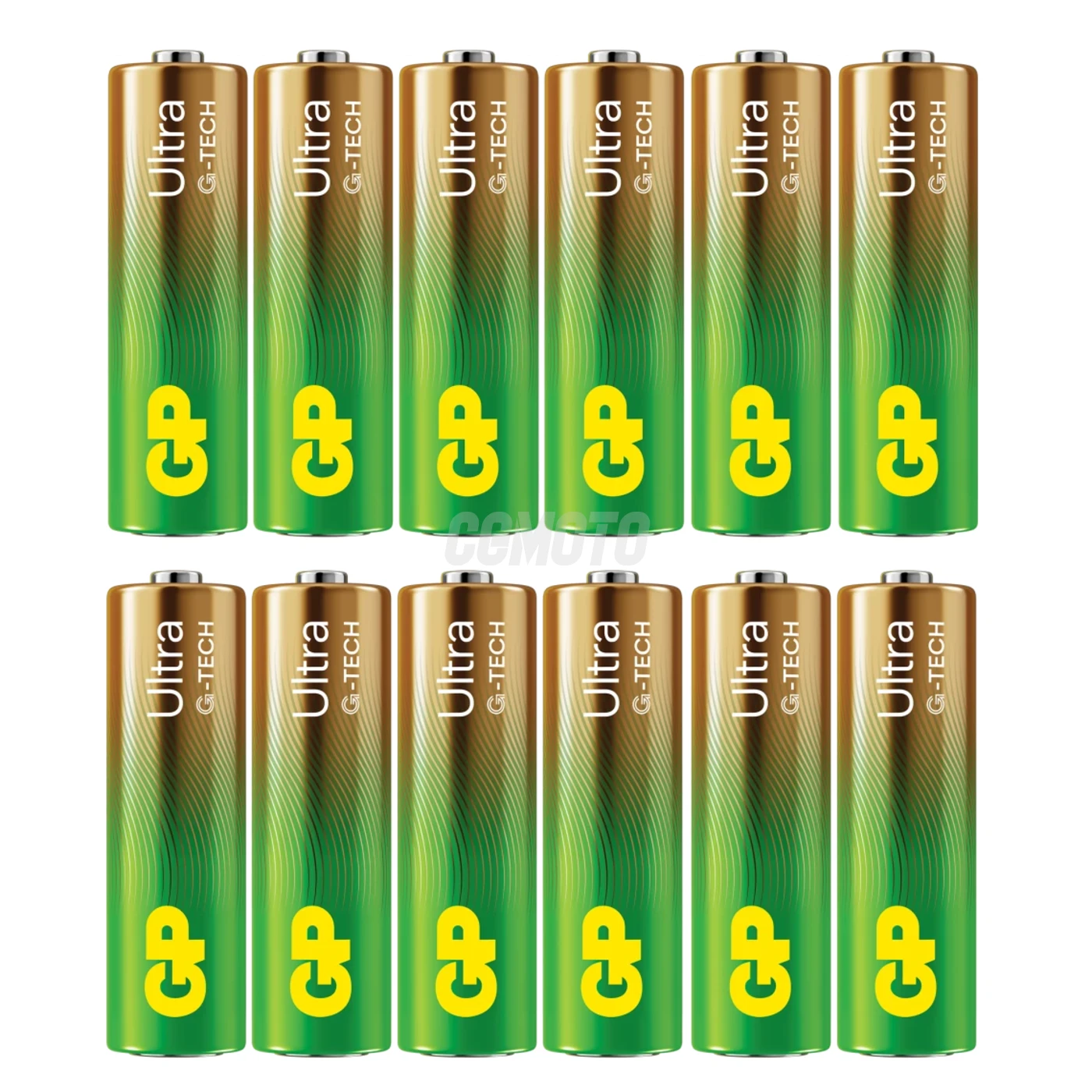 12 piles alcalines AA 1,5 V Ultra 