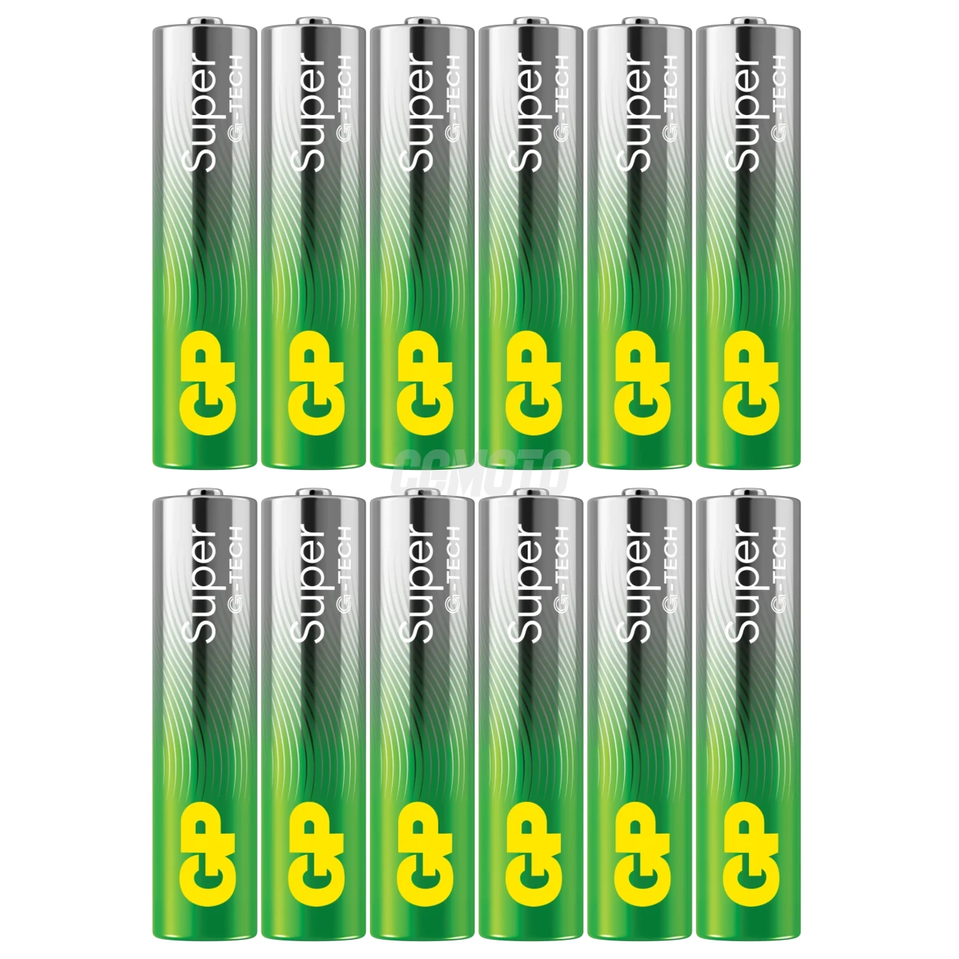 12 piles alcalines AAA 1,5 V Super 