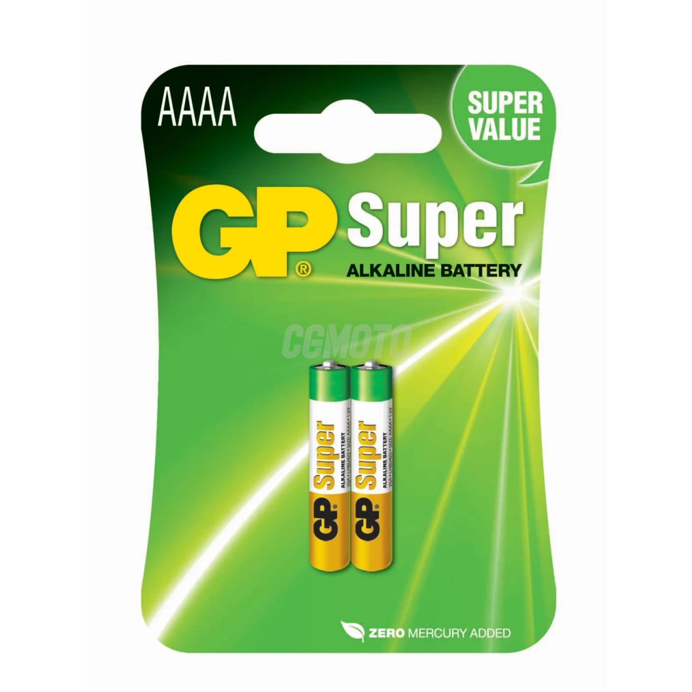 2 piles alcalines AAAA 1,5 V Super 