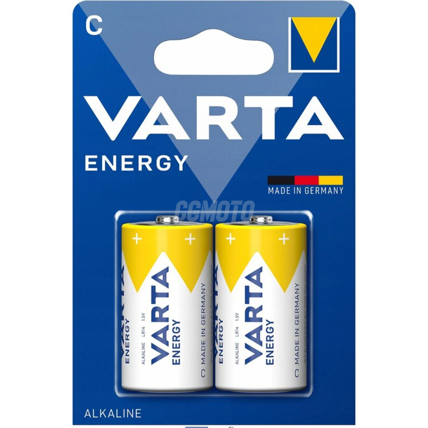 2 piles alcalines LR14/C 1,5 V Energy 