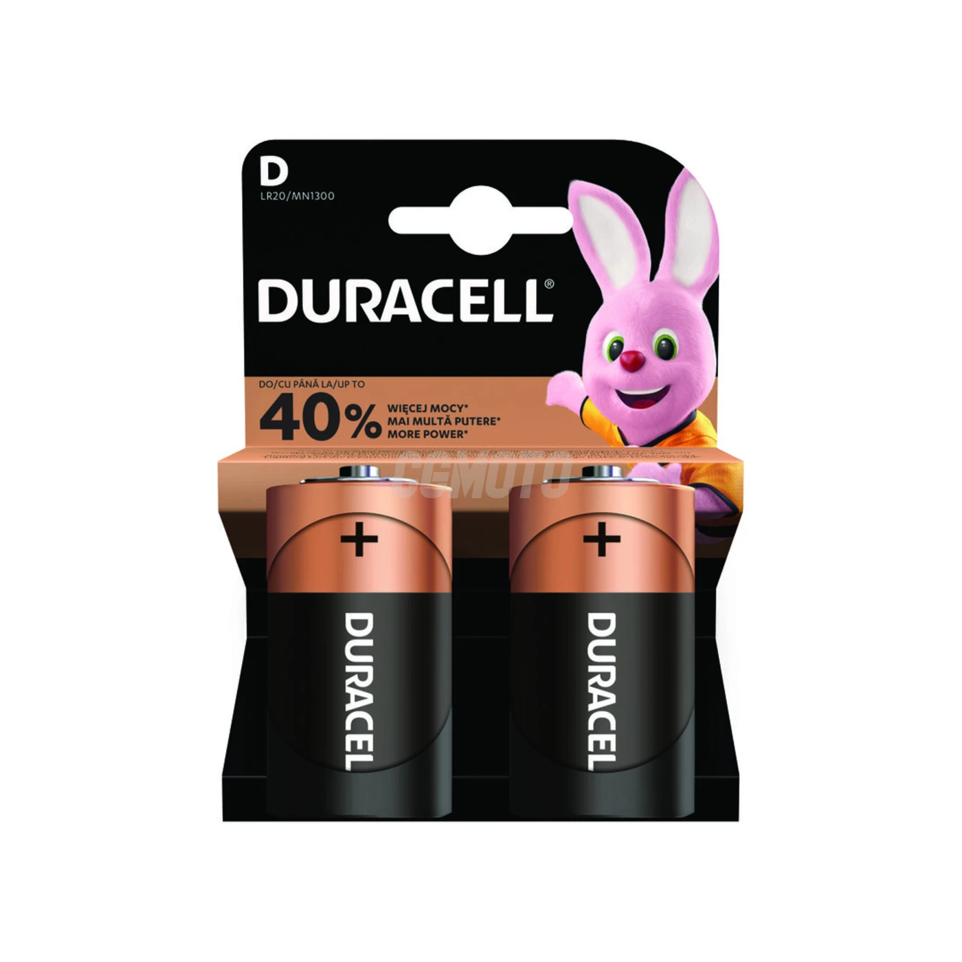 2 piles alcalines LR20 D 1,5 V Basic 