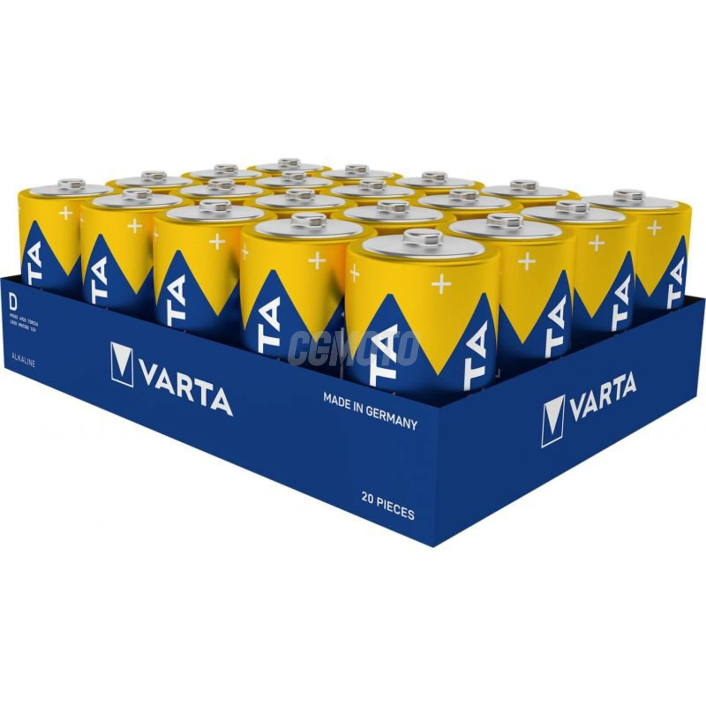 20 piles alcalines LR20/D 1,5 V Industriel PRO 17 000 mAh