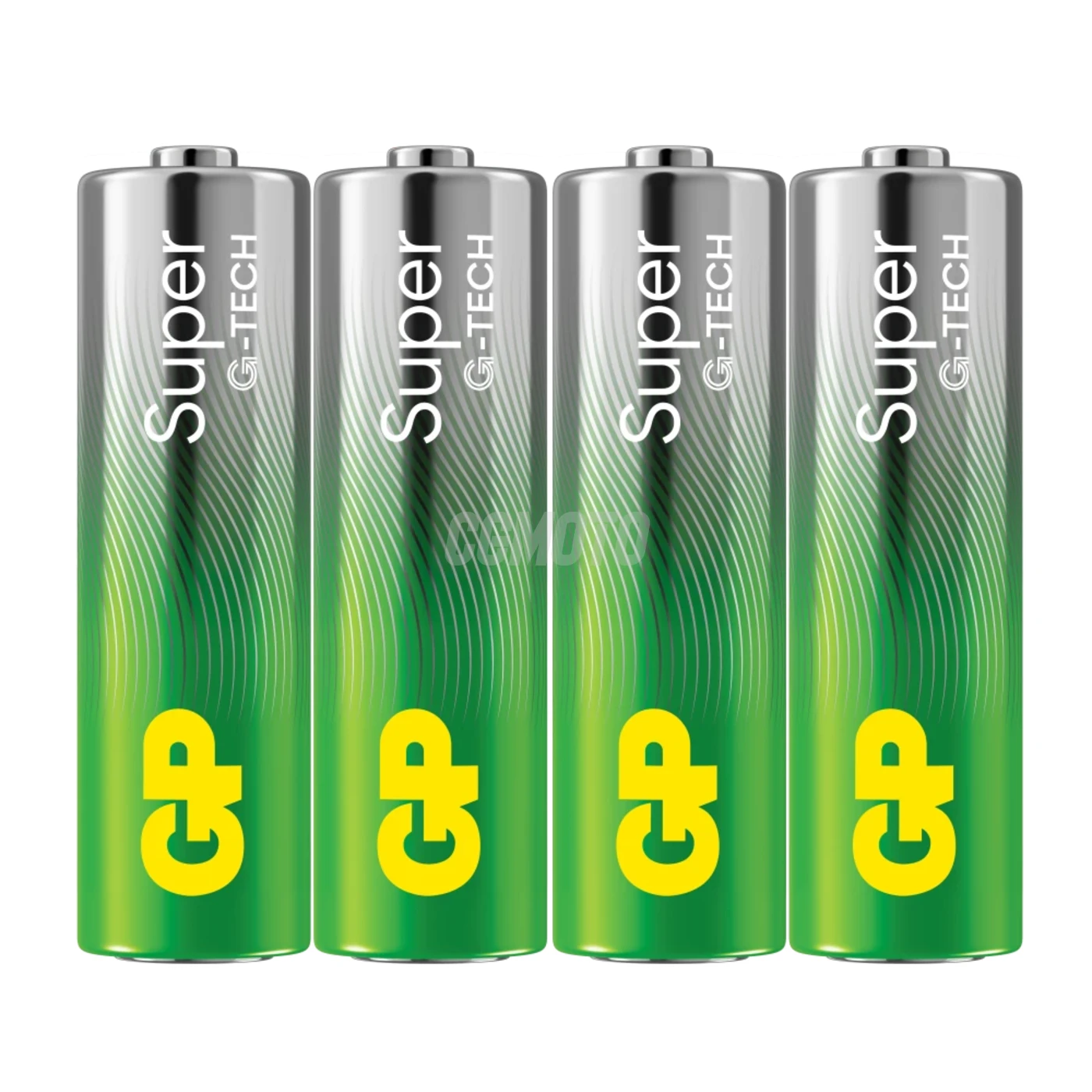 4 piles alcalines AA 1,5 V Super 