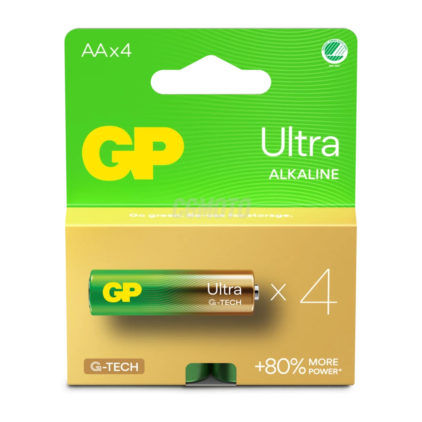 4 piles alcalines AA 1,5 V Ultra 