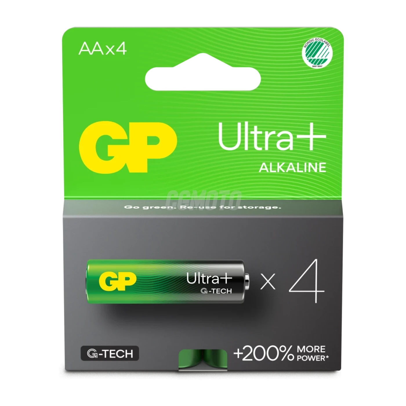 4 piles alcalines AA 1,5 V Ultra Plus 