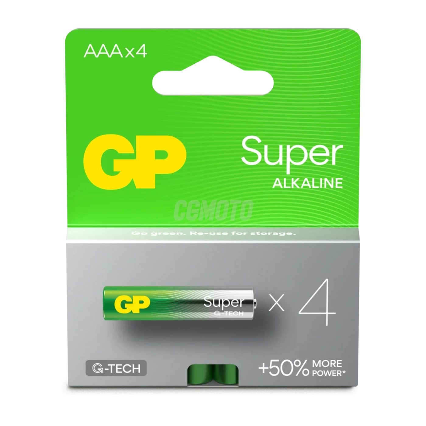 4 piles alcalines AAA 1,5 V Super 