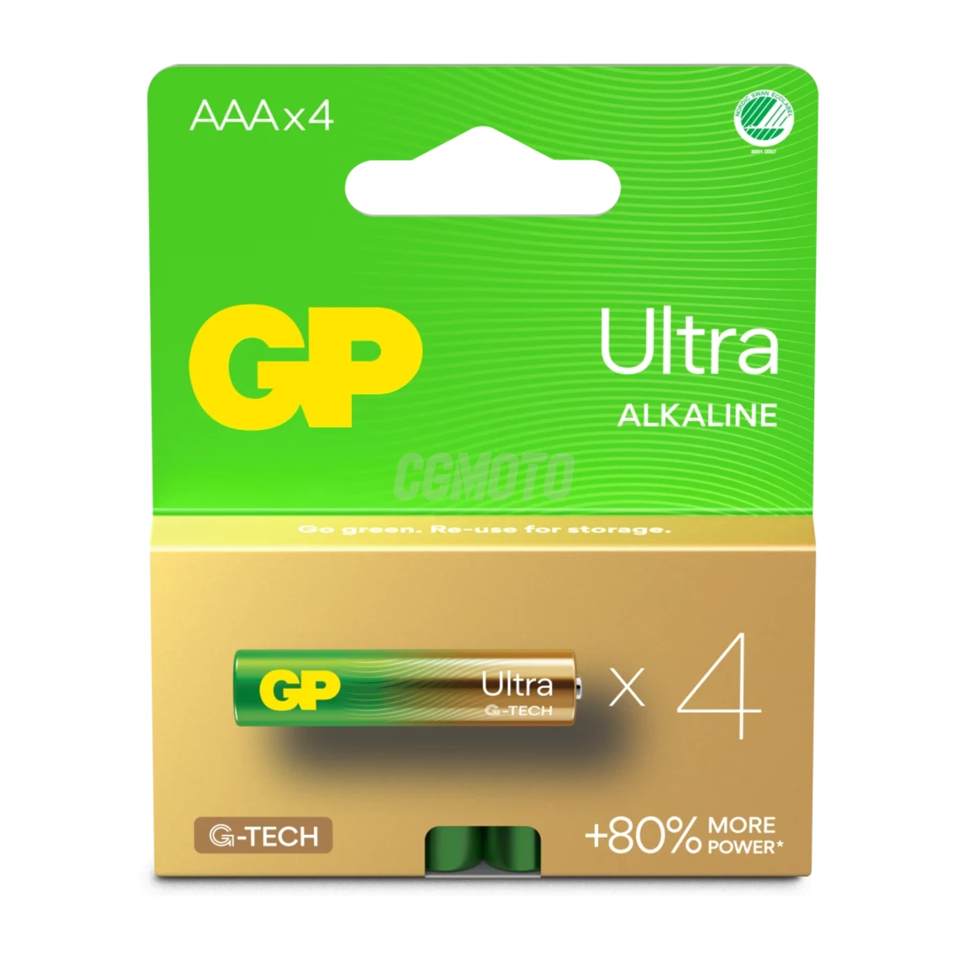4 piles alcalines AAA 1,5 V Ultra 