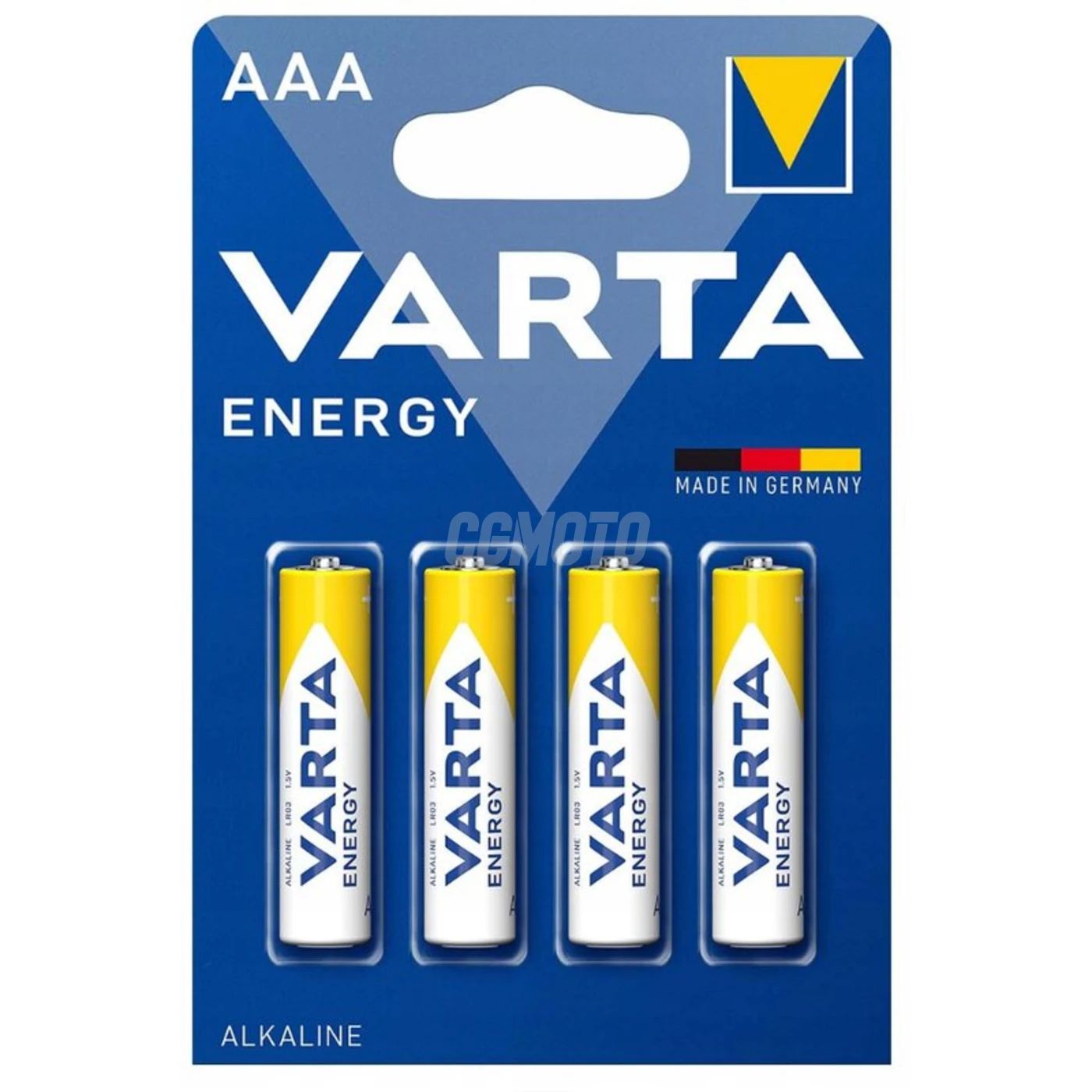 4 piles alcalines LR03/AAA 1,5 V Energy 