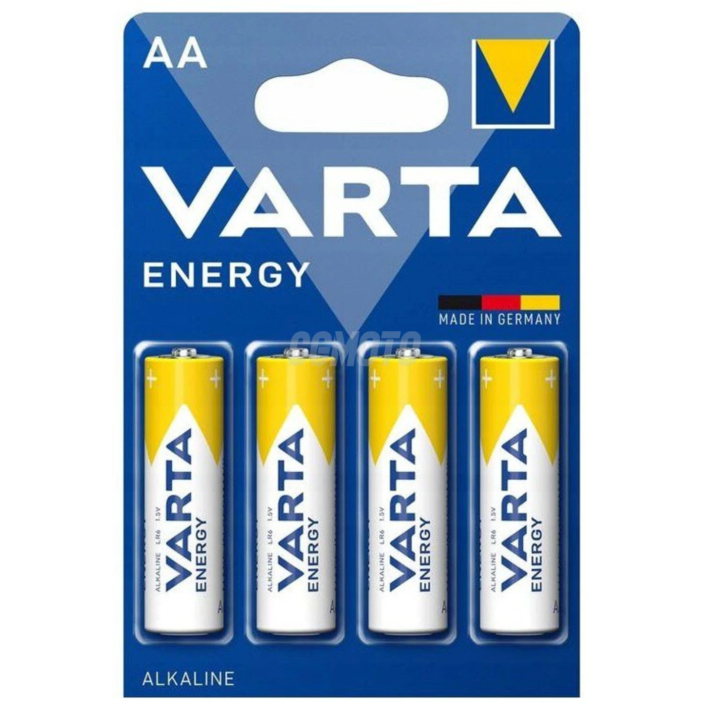 4 piles alcalines LR6/AA 1,5 V Energy 