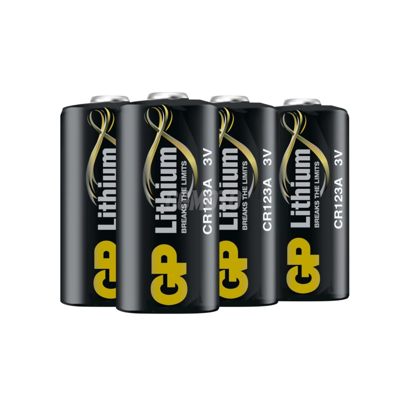 4 piles lithium CR123A 3 V 