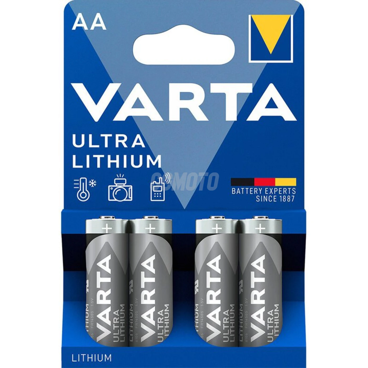 4 piles lithium LR6/AA 1,5 V Ultra 4 piles lithium LR6/AA 1,5 V Ultra