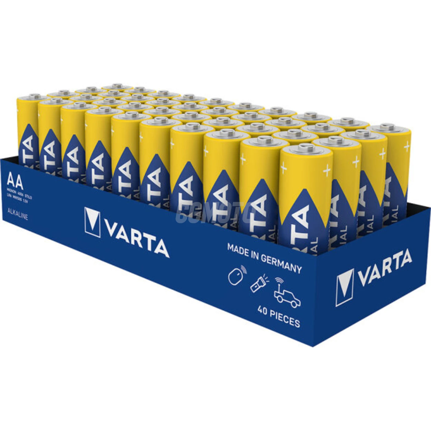 40 piles alcalines LR6/AA 1,5 V Industriel PRO 2950mAh