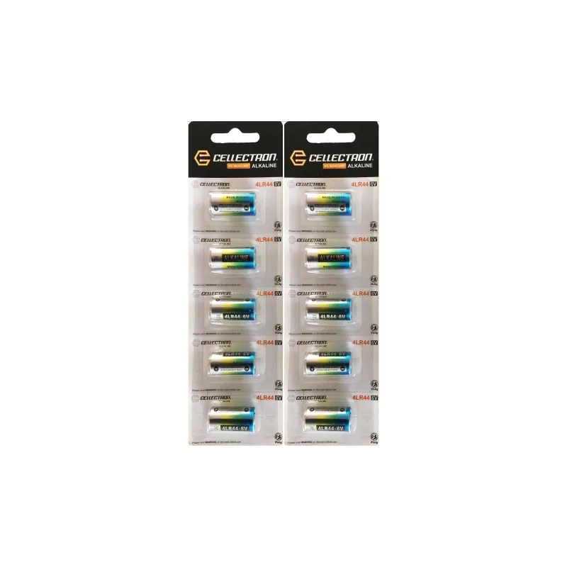 4LR44 10 Piles Alcaline A544 / PX28 4LR44 6V Cellectron 4LR44 10 Piles Alcaline A544 / PX28 4LR44 6V Cellectron