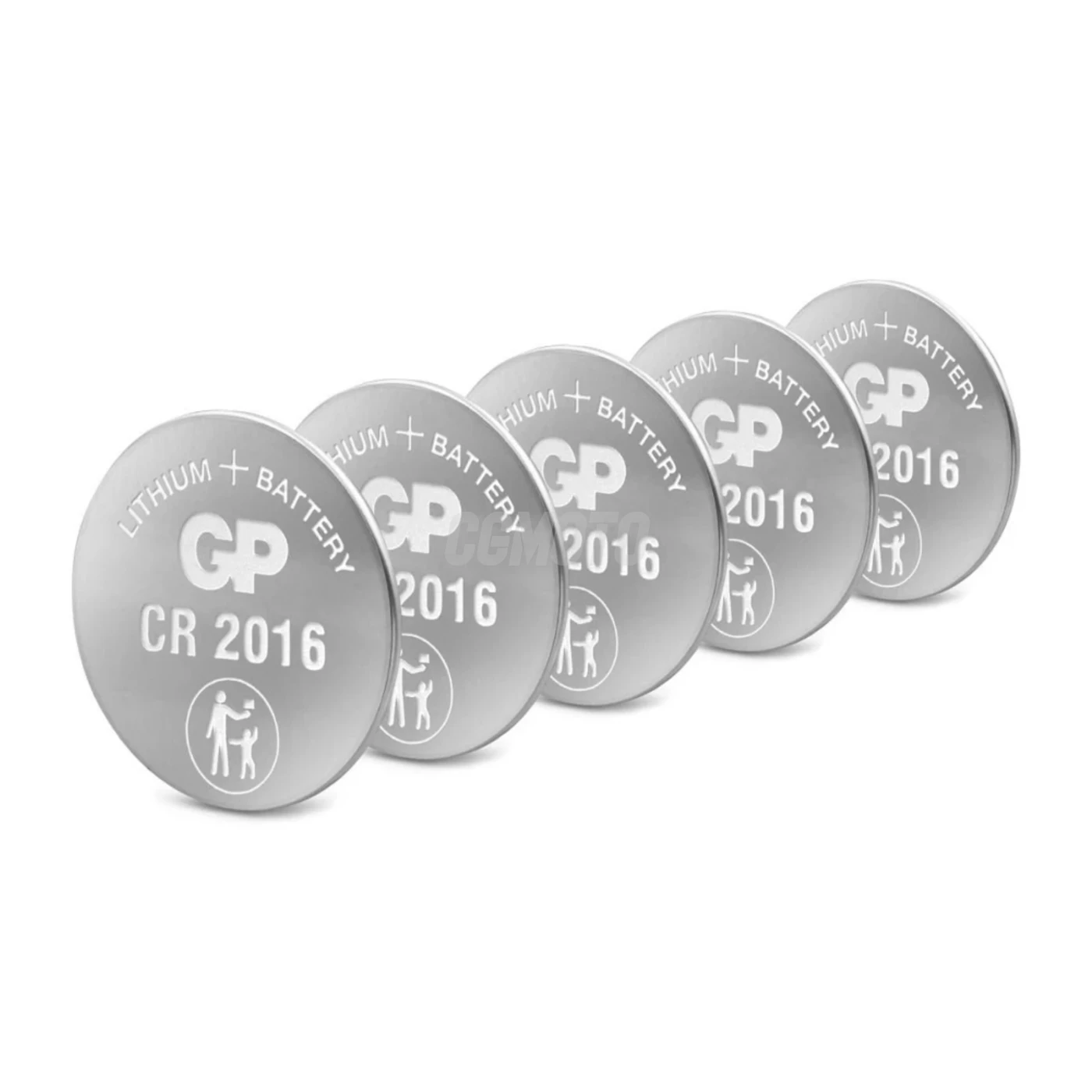 5 piles bouton lithium CR2016 3 V 5 piles bouton lithium CR2016 3 V