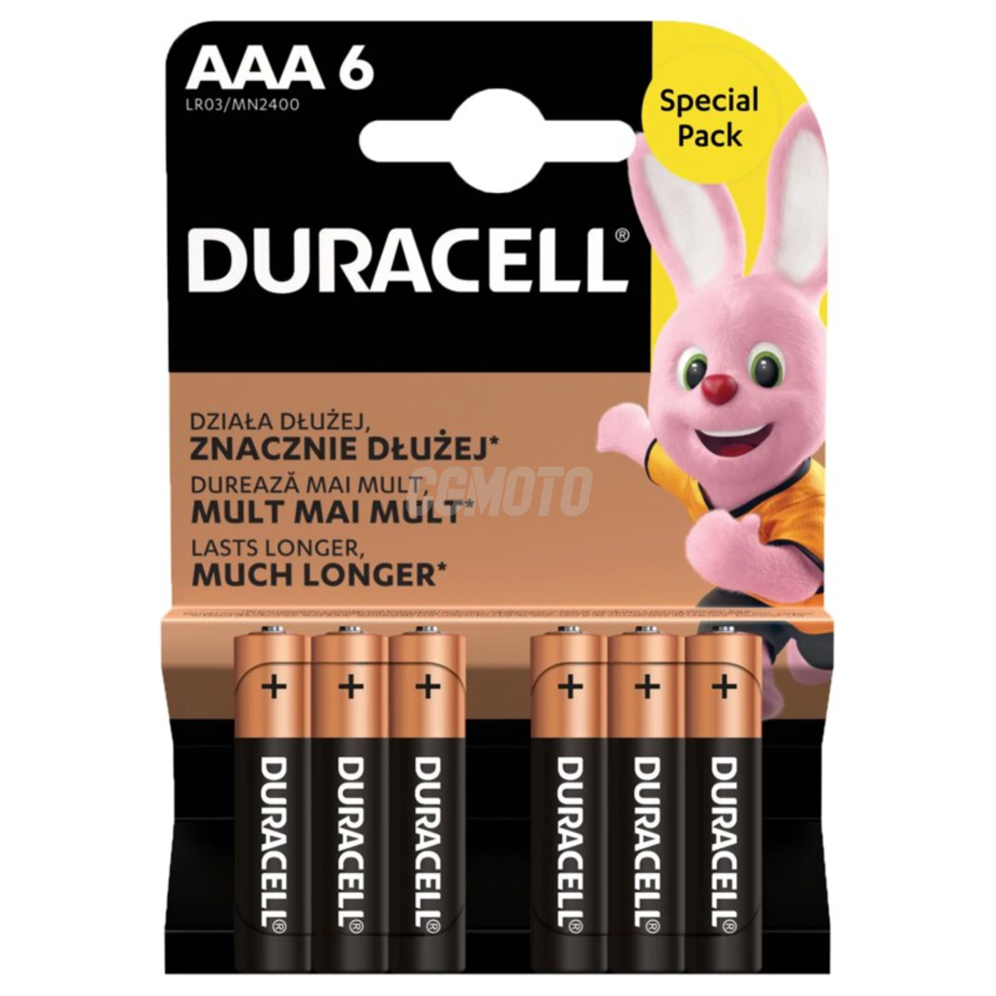 6 piles alcalines AAA 1,5 V Basic, Duralock, C&B 