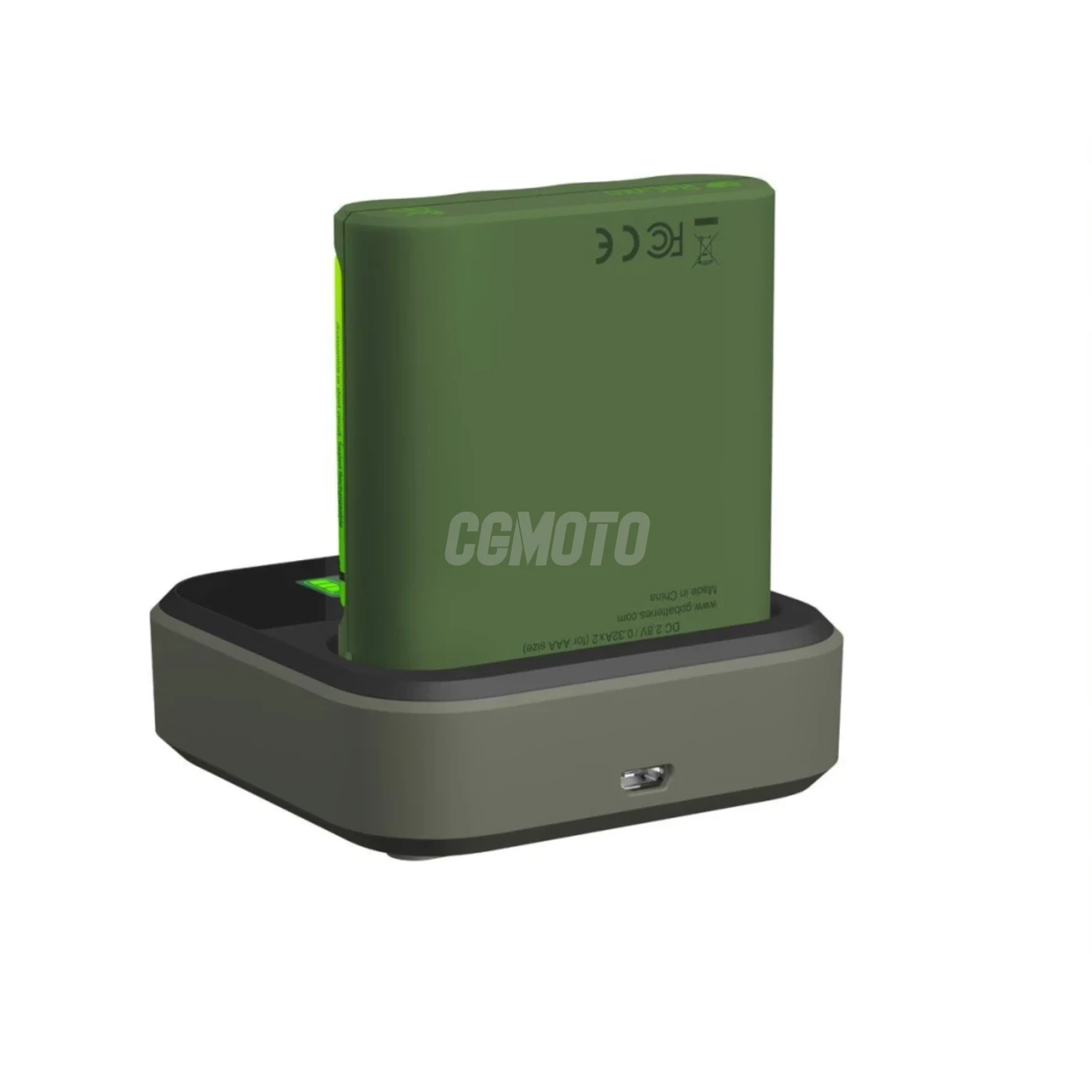 Chargeur 6 heures GP B421 (USB) + 4 accus AA 2000 mAh + station D451