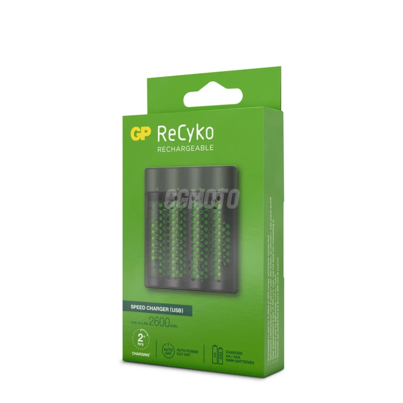 Chargeur rapide 2-4 heures M451 USB + 4 accus AA  2600 mAh