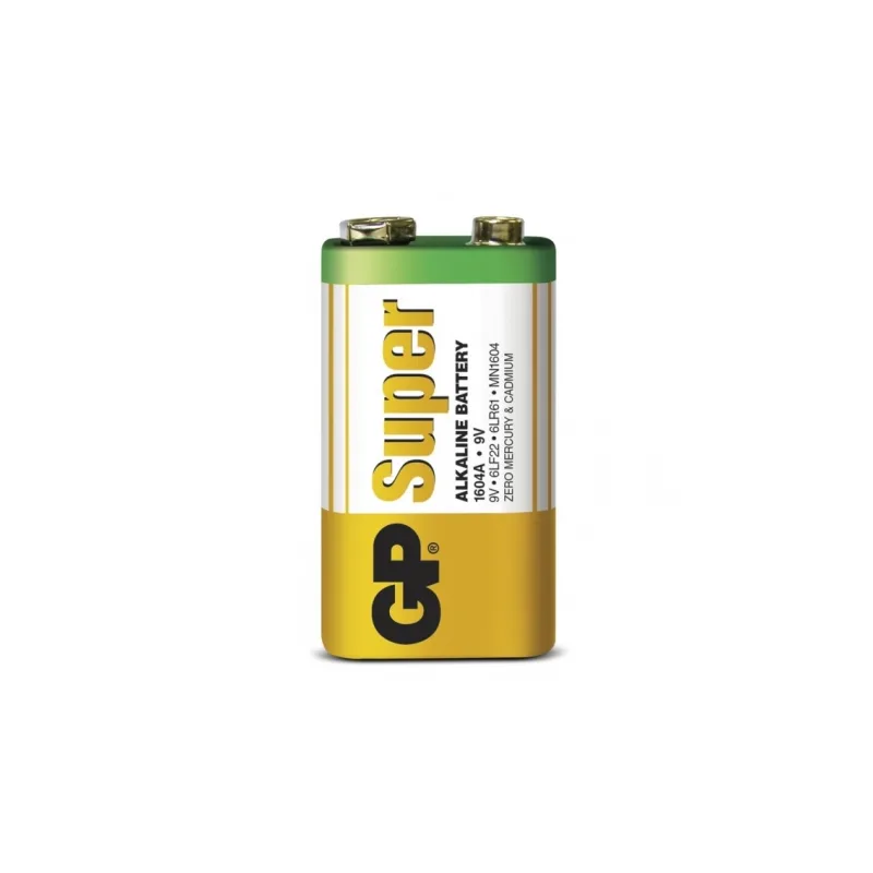 Film de 1 pile alcaline 9V / 6LF22 SUPER - 9V - GP Battery