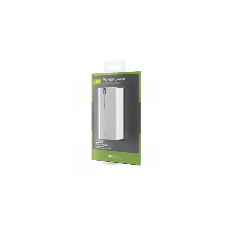 GP PowerBank Yolo 5200 mAh, 1C05A, Blanc GP PowerBank Yolo 5200 mAh, 1C05A, Blanc