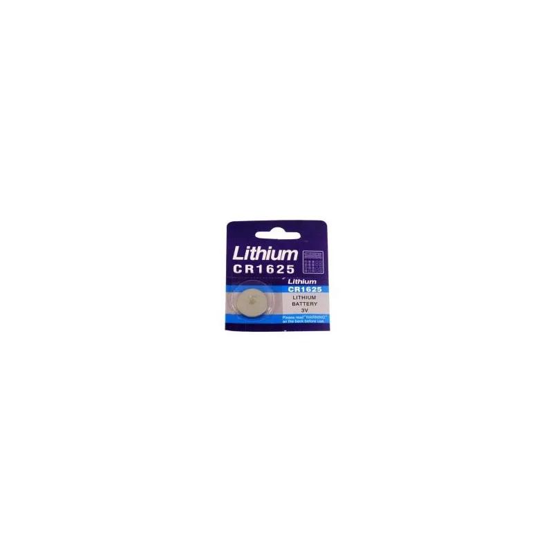 Pile bouton lithium CR1625 - 3V - Evergreen