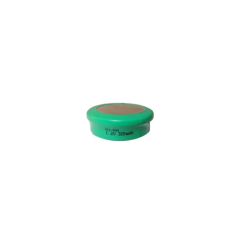 Pile bouton NiMH 320 mAh - 1,2V - Evergreen Pile bouton NiMH 320 mAh - 1,2V - Evergreen