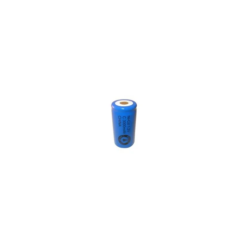 Pile NiCD C 3000 mAh tête plate - 1,2V - Evergreen Pile NiCD C 3000 mAh tête plate - 1,2V - Evergreen