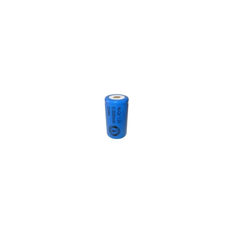Pile NiCD D 5000 mAh tête plate - 1,2V - Evergreen Pile NiCD D 5000 mAh tête plate - 1,2V - Evergreen