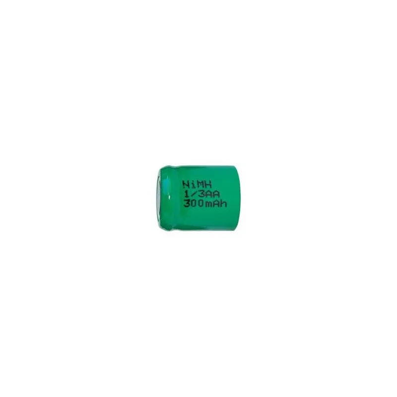 Pile NiMH 1/3 AA 300 mAh tête plate - 1,2V - Evergreen Pile NiMH 1/3 AA 300 mAh tête plate - 1,2V - Evergreen
