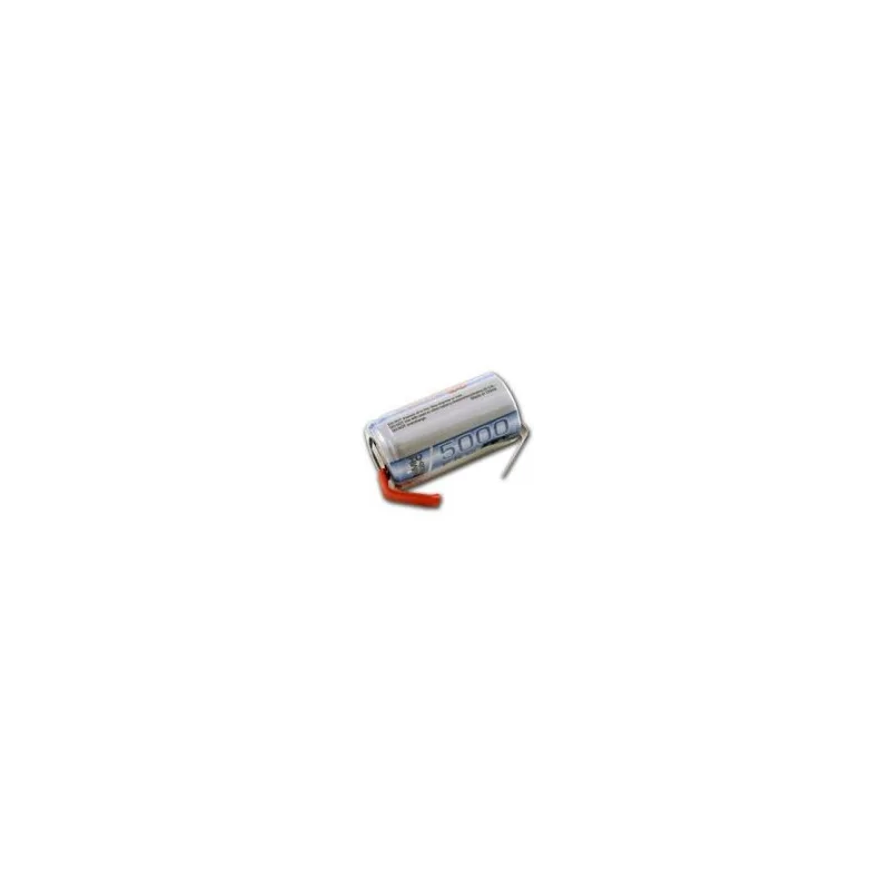Pile NiMH Sub C 5000 mAh avec languettes - 1,2V - Tenergy Pile NiMH Sub C 5000 mAh avec languettes - 1,2V - Tenergy