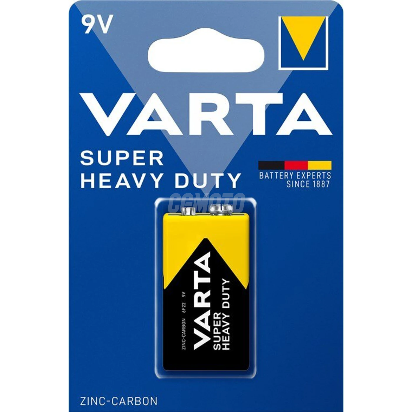 Varta SUPERLIFE 9V zinc carbone