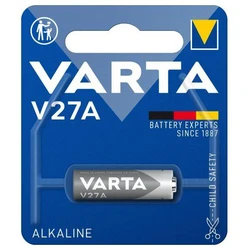 1 pile alcaline 27A 12 V 20 mAh