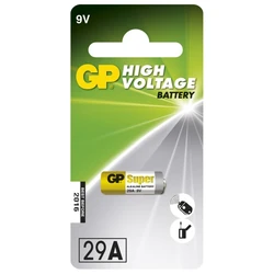 1 pile alcaline 29 A 9 V Super 