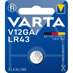 1 pile alcaline AG12 1,5 V 80 mAh