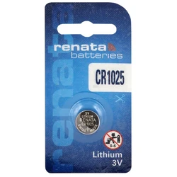 1 pile bouton lithium CR1025 3 V 30 mAh 1 pile bouton lithium CR1025 3 V 30 mAh